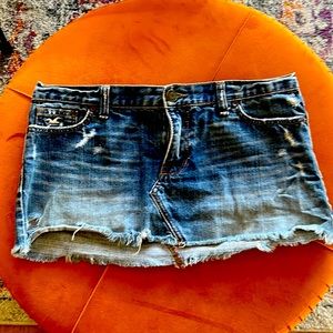Jean mini skirt Hollister